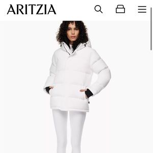 Aritzia Classic White Superpuff